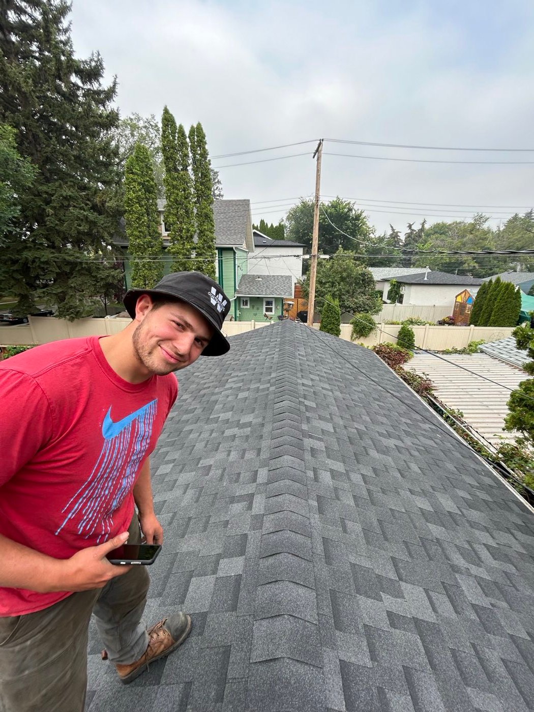 W Contracting roofing project 1 in Saskatchewan